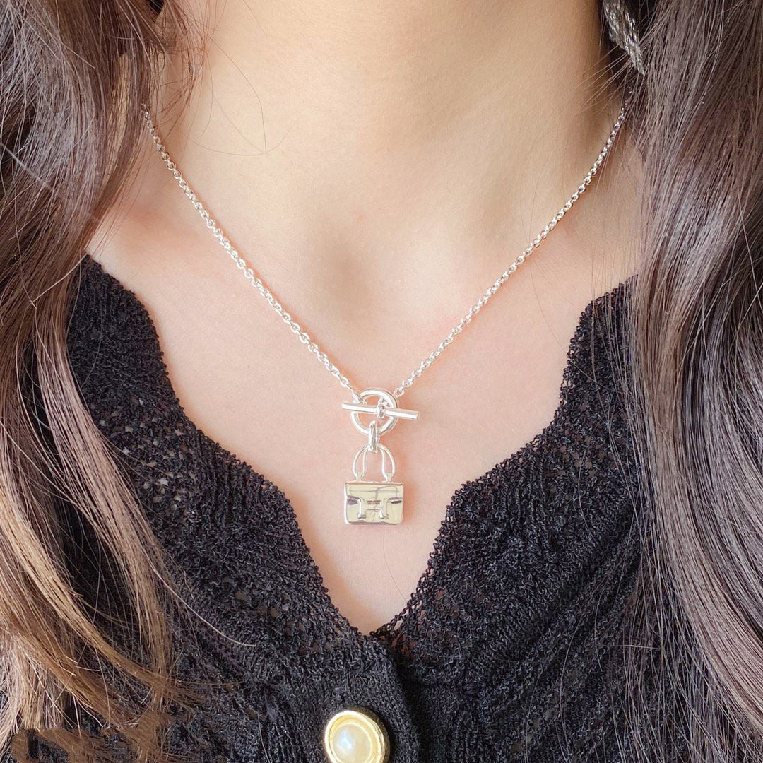 [Kincade Jewelrys]CONSTANCE PEDANT SILVER NECKLACE