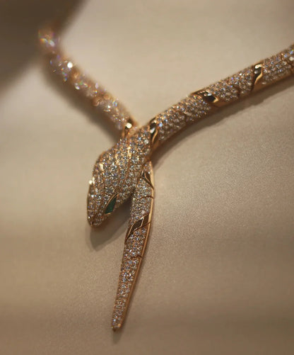 [Kincade Jewelry]HAUTE COUTURE GOLD SERPENTI NECKLACE
