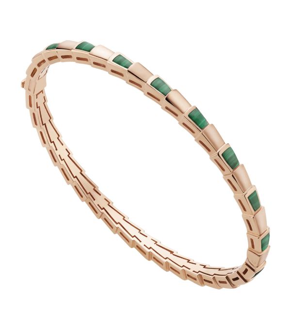 [Kincade Jewelrys]SERPENTI BRACELET PINK GOLD MALACHITE