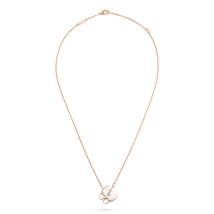 [Kincade Jewelrys]BUTTERFLY MOP DIAMOND NECKLACE