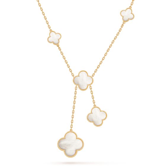 [Kincade Jewelrys]CLOVER MOTHER OF PEARL NECKLACE 6 MOTIF