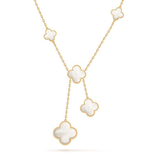 [Kincade Jewelrys]CLOVER MOTHER OF PEARL NECKLACE 6 MOTIF
