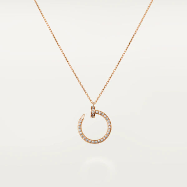 [Kincade Jewelrys]JUSTE NECKLACE PINK GOLD DIAMONDS