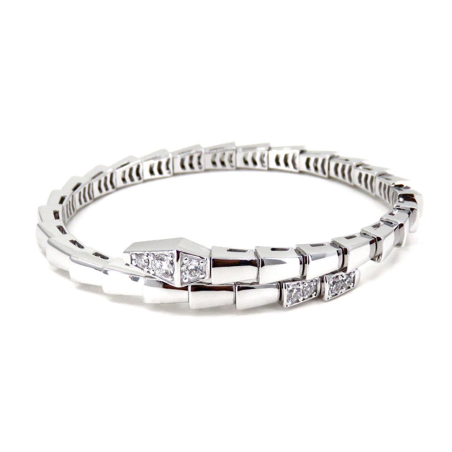 [Kincade Jewelrys]SERPENTI BRACELET DIAMONDS SILVER