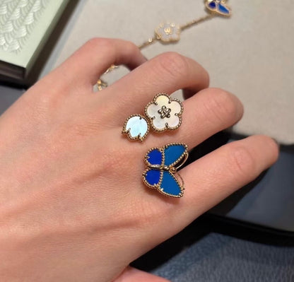 [Kincade Jewelrys] LUCKY BLUE BUTTERFLY  RING