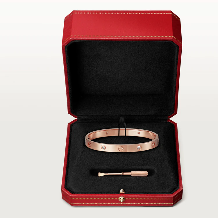 [Kincade Jewelrys]LOVE BRACELET 6.1MM 4 DIAMONDS