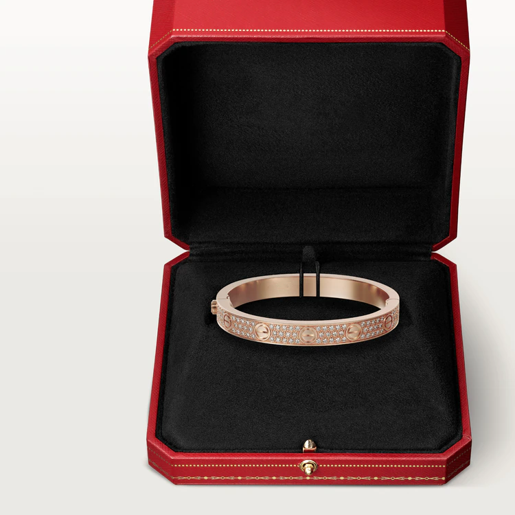 [Kincade Jewelrys]LOVE BRACELET 6.1MM DIAMOND-PAVED