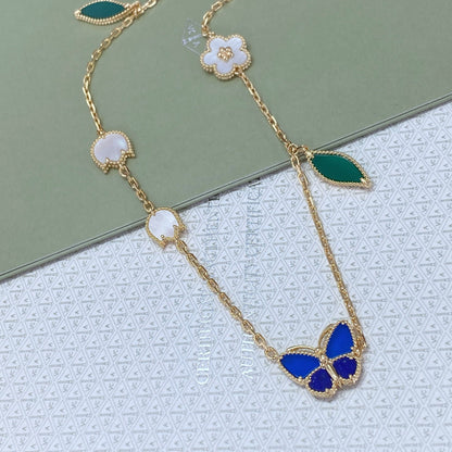 [Kincade Jewelrys] LUCKY BLUE BUTTERFLY  NECKLACE