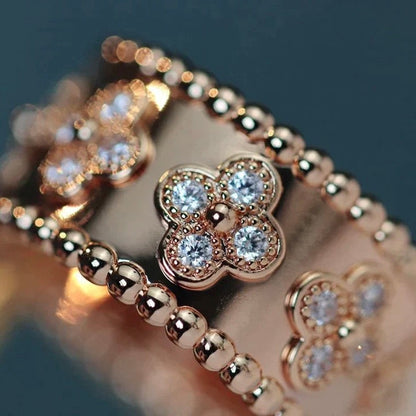 [Kincade Jewelrys]CLOVER KALEIDOSCOPE RING 10MM