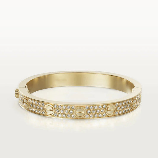 [Kincade Jewelrys]LOVE BRACELET 6.1MM DIAMOND-PAVED