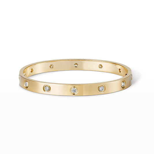 [Kincade Jewelrys]LOVE BRACELET 6.1MM 10 DIAMONDS