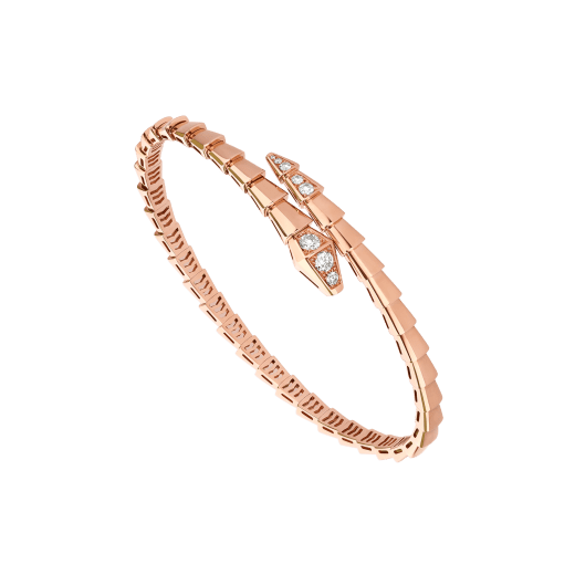 [Kincade Jewelrys]SERPENTI BRACELET DIAMONDS PINK GOLD