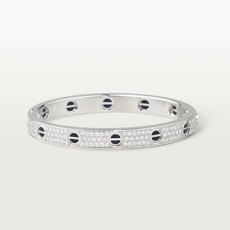 [Kincade Jewelrys]LOVE BRACELET 6.1MM DIAMOND-PAVED CERAMIC