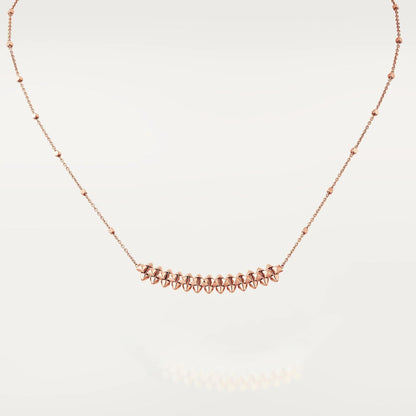 [Kincade Jewelrys]CLASH PINK GOLD NECKLACE