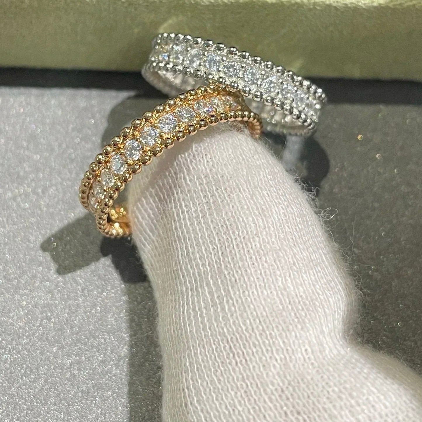 [Kincade Jewelrys]PERLEE DIAMOND SILVER RING