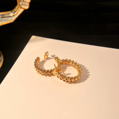 [Kincade Jewelrys]CLASH SMALL HOOP EARRINGS