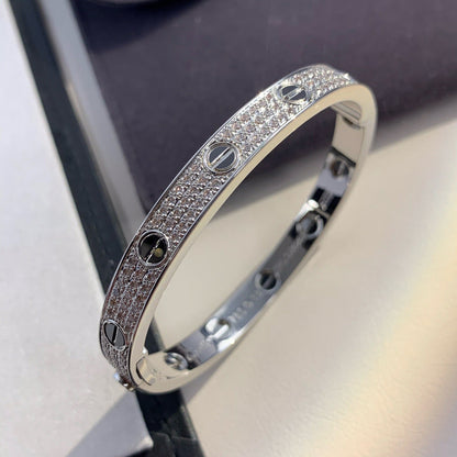 [Kincade Jewelrys]LOVE BRACELET 6.1MM DIAMOND-PAVED CERAMIC