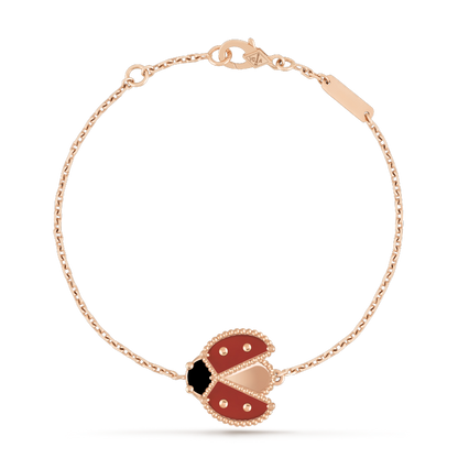 [Kincade Jewelrys]LUCKY SPRING 1 MOTIF PINK GOLD BRACELET