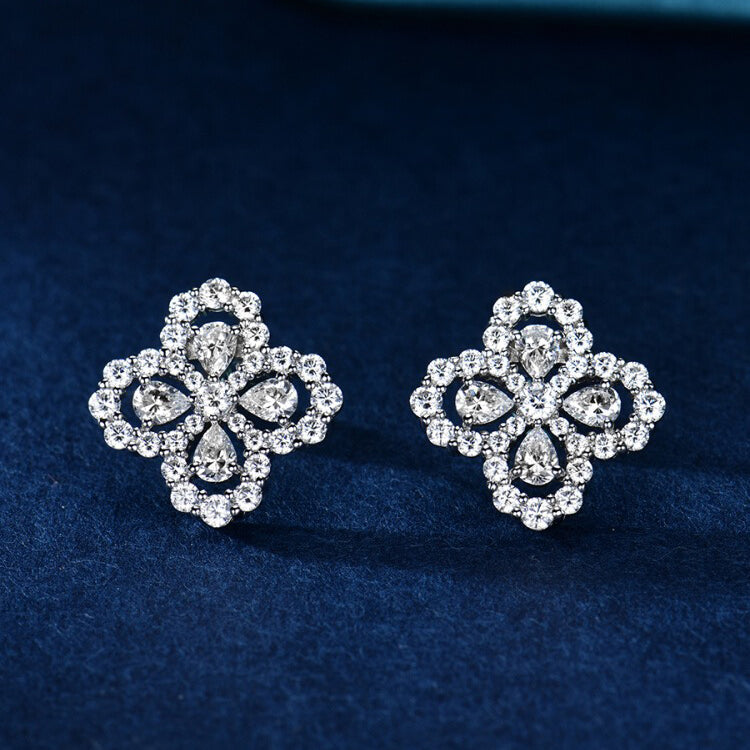 [Kincade Jewelrys]LOOP EARRINGS FULL MOTIF DIAMOND 16MM