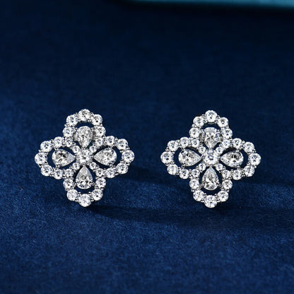 [Kincade Jewelrys]LOOP EARRINGS FULL MOTIF DIAMOND 16MM