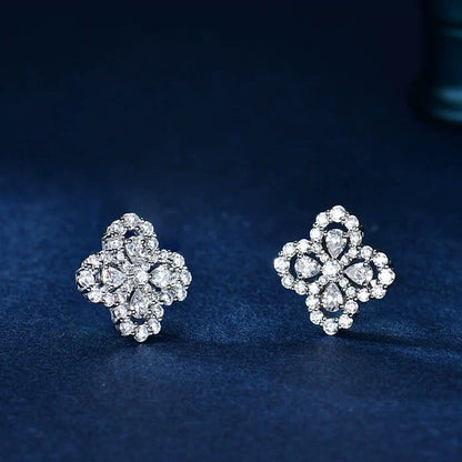 [Kincade Jewelrys]LOOP EARRINGS FULL MOTIF DIAMOND 16MM