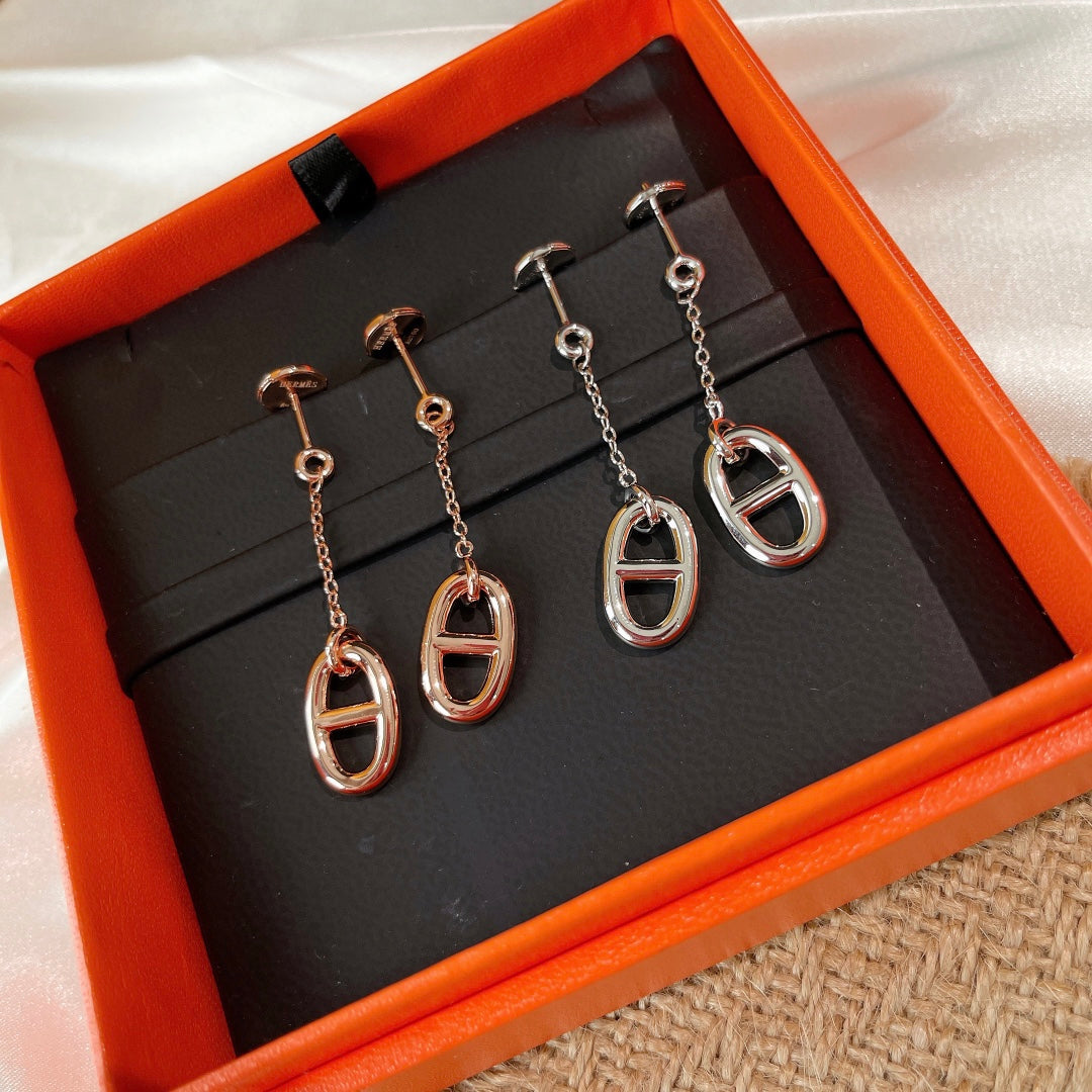 [Kincade Jewelrys]CHAINE TASSEL EARRINGS