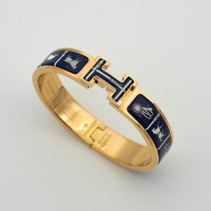 [Kincade Jewelrys]H BRACELET BLUE CERAMIC