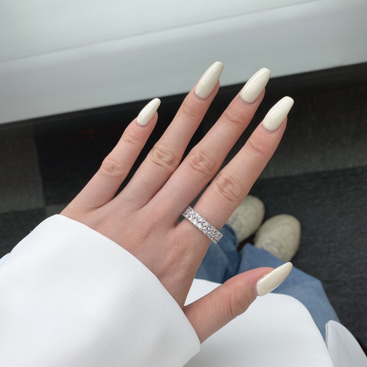 [Kincade Jewelrys]Sparkling Full Heart Ring