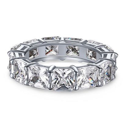 [Kincade Jewelrys]Elegant Princess Cut Tennis Ring
