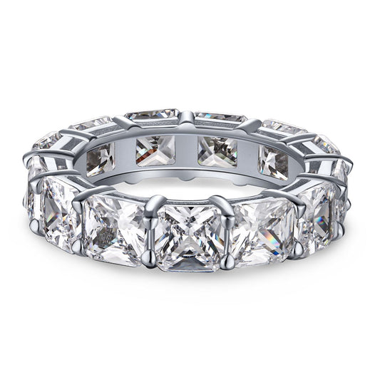 [Kincade Jewelrys]Elegant Princess Cut Tennis Ring