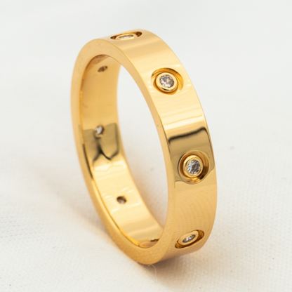 [Kincade Jewelrys]LOVE RING 3.6MM 8 DIAMONDS