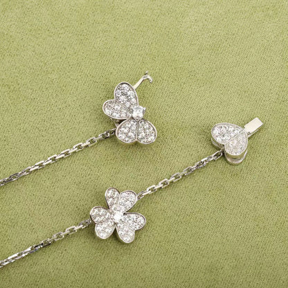 [Kincade Jewelrys]FRIVOLE SILVER 9 FLOWERS NECKLACE