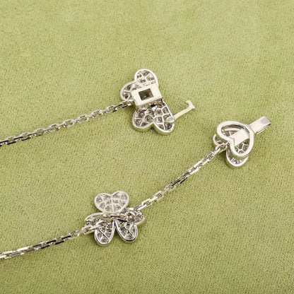 [Kincade Jewelrys]FRIVOLE SILVER 9 FLOWERS NECKLACE