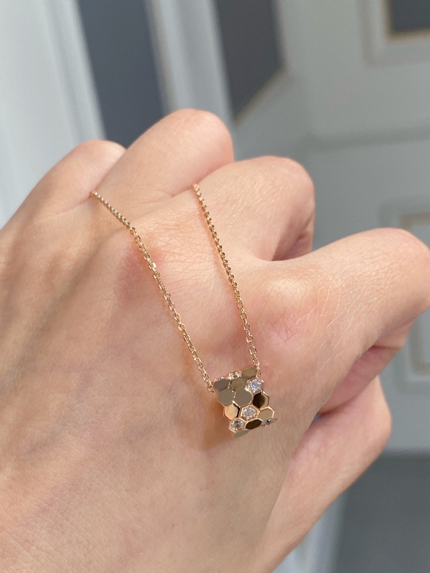 [Kincade Jewelrys]BEE LOVE DIAMOND NECKLACE