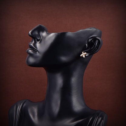 [Kincade Jewelrys]JEUX DE GOLD DIAMOND EARRINGS