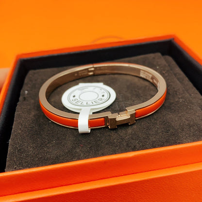 [Kincade Jewelrys]CLASSIC HM CLIC RED 8MM ENAMEL BRACELET