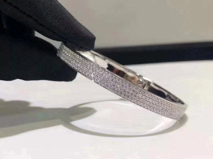[Kincade Jewelrys]HM KELLY BRACELET IN SILVER AND FULL PAVE DIAMOND