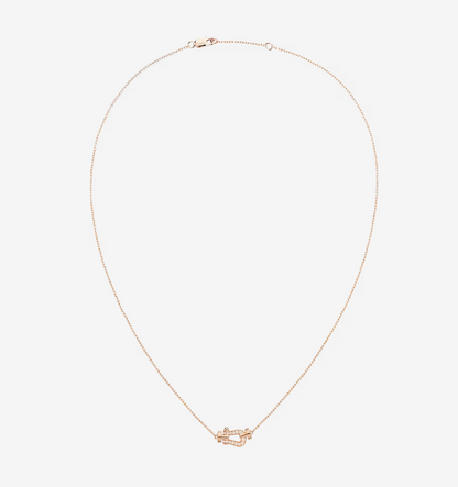 [Kincade Jewelrys]FORCE 10 DIAMOND PINK GOLD NECKLACE MINI MODEL
