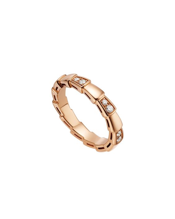 [Kincade Jewelrys]SERPENTI RING PINK GOLD  3MM