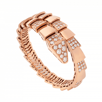 [Kincade Jewelrys]SERPENTI WIDE BRACELET PINK GOLD DIAMOND