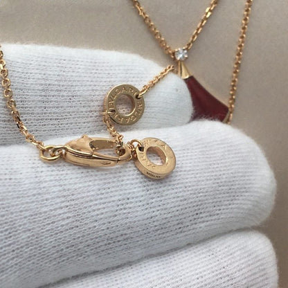 [Kincade Jewelrys]DREAM NECKLACE CARNELIAN 1 DIAMOND