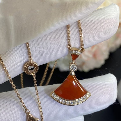 [Kincade Jewelrys]DREAM NECKLACE CARNELIAN DIAMOND