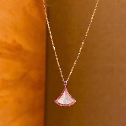 [Kincade Jewelrys]DREAM NECKLACE MOP DIAMOND PINK