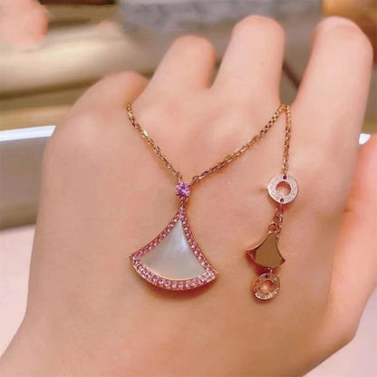 [Kincade Jewelrys]DREAM NECKLACE MOP DIAMOND PINK
