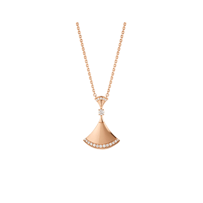 [Kincade Jewelrys]DREAM NECKLACE PINK GOLD DIAMOND