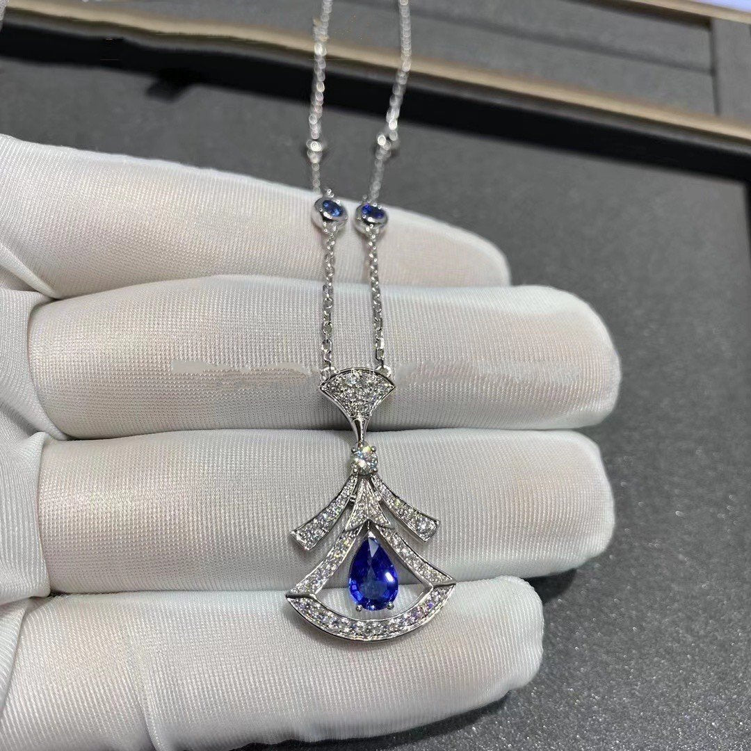 [Kincade Jewelrys]DREAM NECKLACE AGATE DIAMOND SILVER