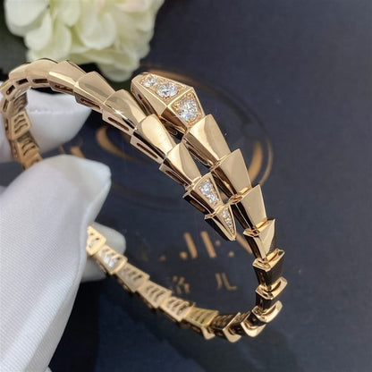 [Kincade Jewelrys]SERPENTI BRACELET DIAMONDS PINK GOLD