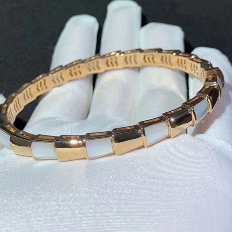 [Kincade Jewelrys]SERPENTI BRACELET PINK GOLD MOP