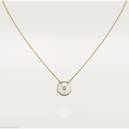 [Kincade Jewelrys]AMULETTE ROSE GOLD MOP NECKLACE