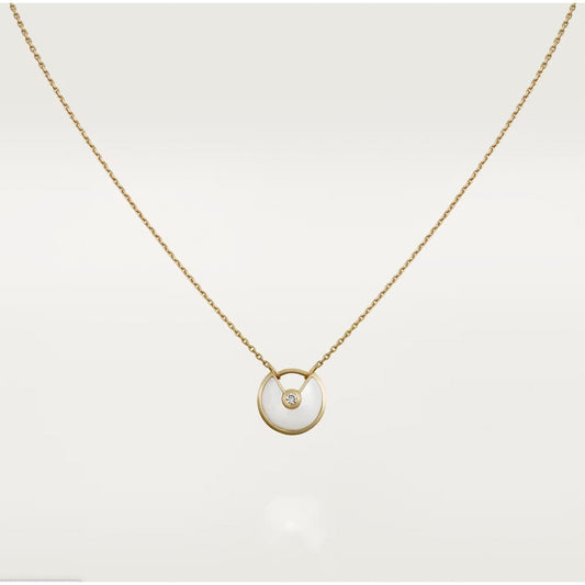 [Kincade Jewelrys]AMULETTE ROSE GOLD MOP NECKLACE
